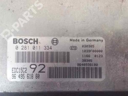 Engine control unit (ECU) PEUGEOT 807 (EB_) 2.0 HDi | BP248589M57 