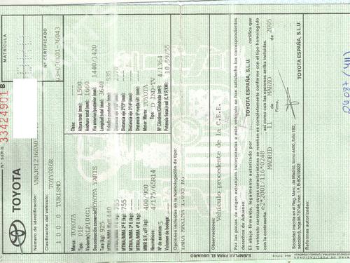 Piloto trasero derecho TOYOTA YARIS (_P1_) 1.4 D-4D (NLP10_, NLP10R) | BP13612836C35 