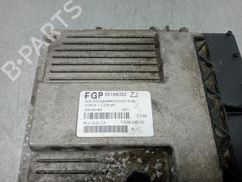 Used Engine control unit (ECU) OPEL CORSA C (X01) [2000-2009]  8256154