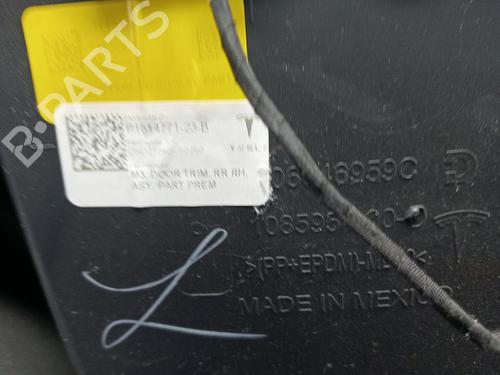 Bageste højre beklædning TESLA MODEL 3 (5YJ3) | BP32865653C61 - Image 3