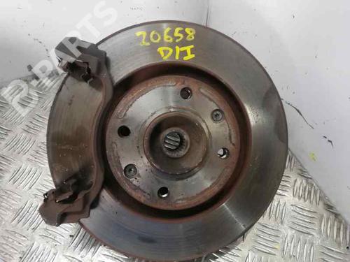 Used Left front steering knuckle PEUGEOT 208 I (CA_, CC_) 1.4 HDi (68 hp) 5997144