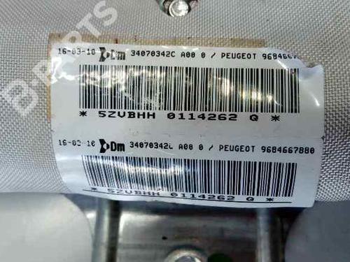 Left curtain airbag PEUGEOT 3008 I MPV (0U_) 1.6 HDi 5ZVBHH |