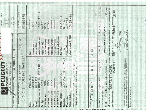 Engine PEUGEOT 307 Break (3E)  | BP34116263M1  - Image 5