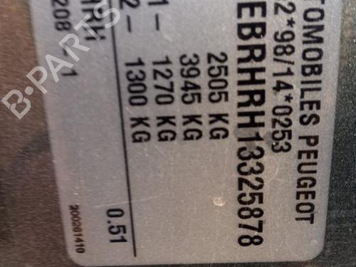 Front slam panel PEUGEOT 807 (EB_)  | BP14050613C72 