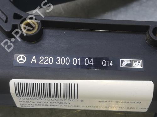 Pedal MERCEDES-BENZ S-CLASS (W221, V221) S 320 CDI (221.022, 221.122) | BP19392570I4 
