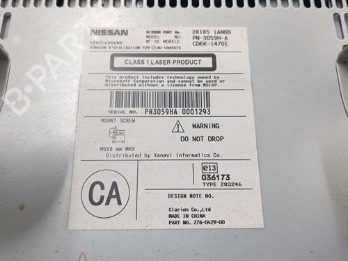 Radio INFINITI EX 37 | BP23503375E6 