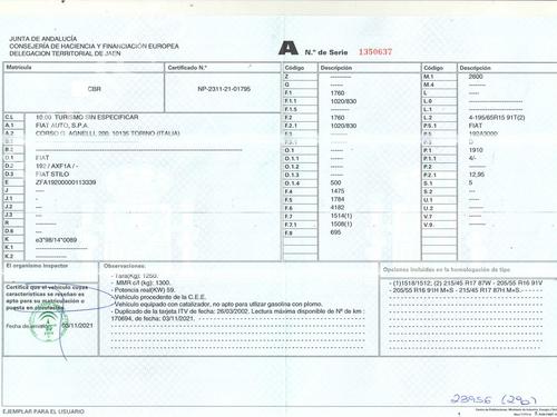 Engine control unit (ECU) FIAT STILO (192_)  | BP13816783M57 