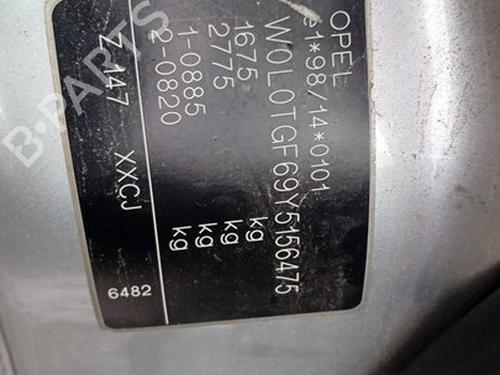 ABS pump OPEL ASTRA G Hatchback (T98)  | BP25382495M43 