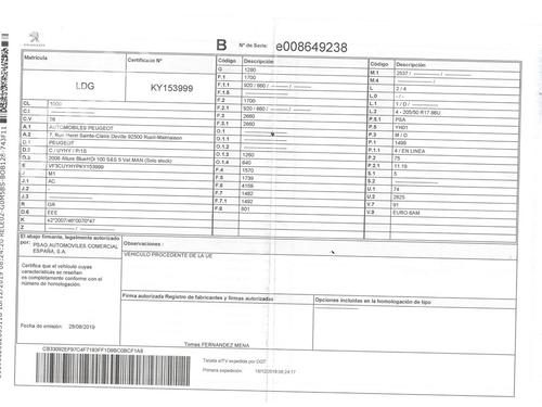 Right sun visor PEUGEOT 2008 I (CU_)  | BP32288576I2  - Image 11