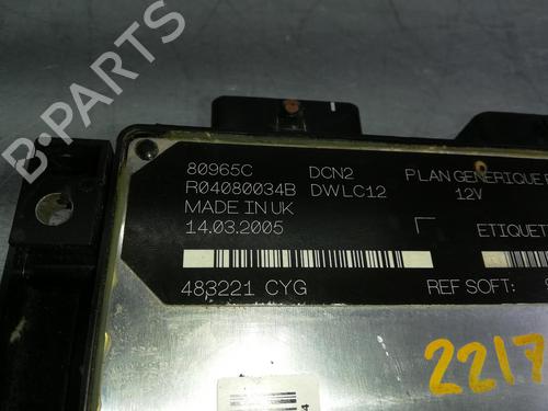 Engine control unit (ECU) RENAULT MEGANE I (BA0/1_)  | BP17121038M57 