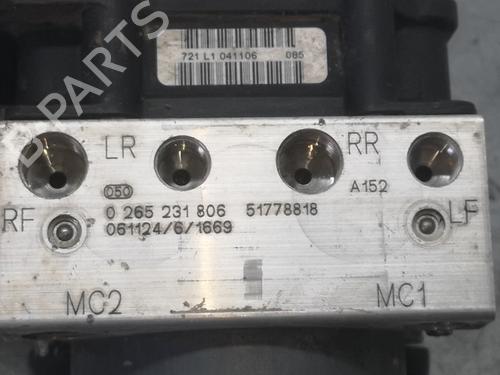 Used ABS pump FIAT STILO (192_) 1.9 D Multijet (120 hp) 11344931