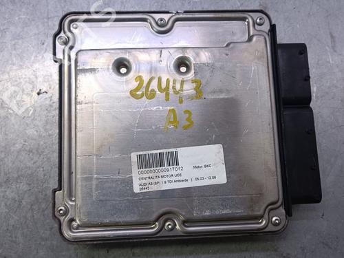 Used Engine control unit (ECU) AUDI A3 (8P1) 1.9 TDI (105 hp) 27209695