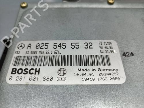 Engine control unit (ECU) MERCEDES-BENZ E-CLASS (W210) E 300 Turbo-D (210.025) | BP17799933M57 