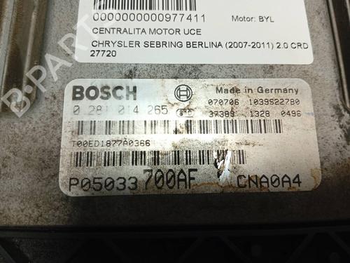 Engine control unit (ECU) CHRYSLER SEBRING (JS) 2.0 CRD | BP38919678M57 - Image 5