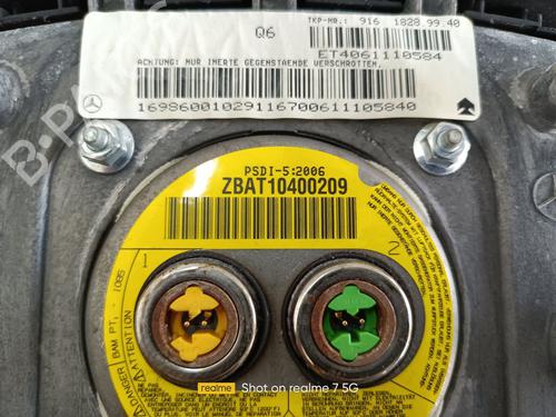 Driver airbag MERCEDES-BENZ A-CLASS (W169) A 160 (169.031, 169.331) | BP26913665C9 