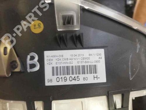 Instrument cluster PEUGEOT 208 I (CA_, CC_) 1.4 HDi | BP5997137C47 