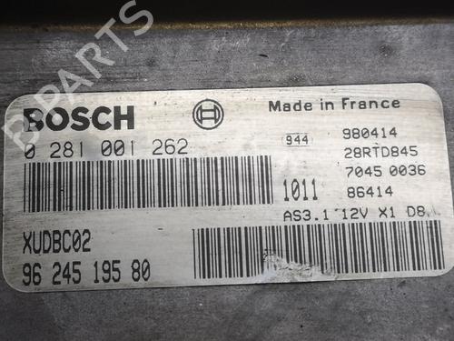 Engine control unit (ECU) CITROËN XANTIA (X1_, X2_) 1.9 Turbo D | BP16127614M57 