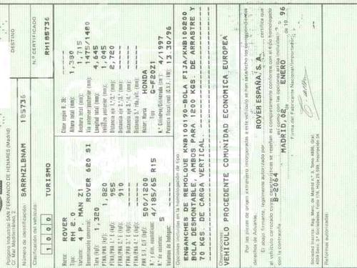 Used Parts ROVER 600 I (RH)  620 i  698341