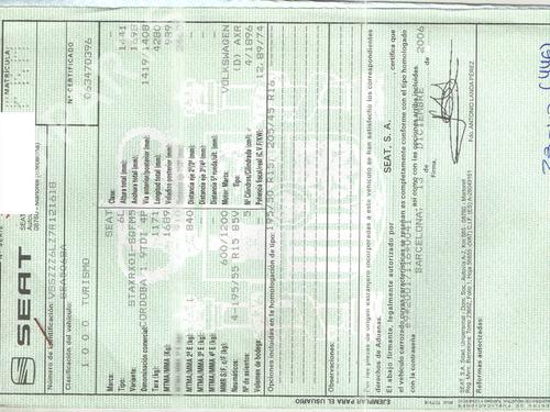 Gearbox SEAT CORDOBA (6L2)  | BP20666557M3 