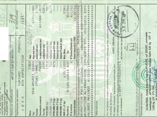 Left taillight FORD FOCUS I (DAW, DBW)  | BP26904723C34 