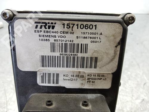 ABS pump PEUGEOT 407 (6D_) 2.0 (6DRFNB, 6DRFNE) | BP7212733M43 