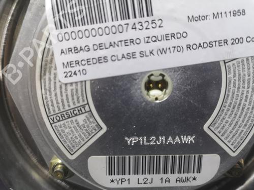 Driver airbag MERCEDES-BENZ SLK (R170) 200 Kompressor (170.444) | BP16253327C9 