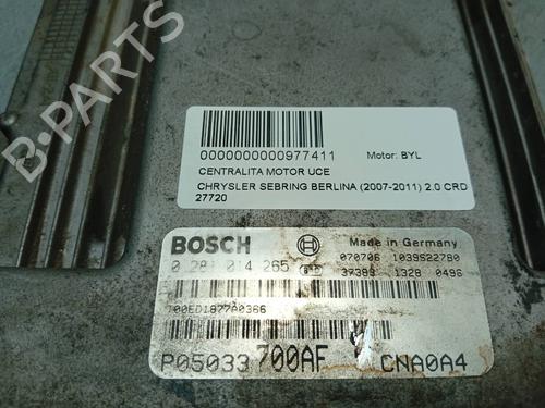 Engine control unit (ECU) CHRYSLER SEBRING (JS) 2.0 CRD | BP38919678M57 - Image 4