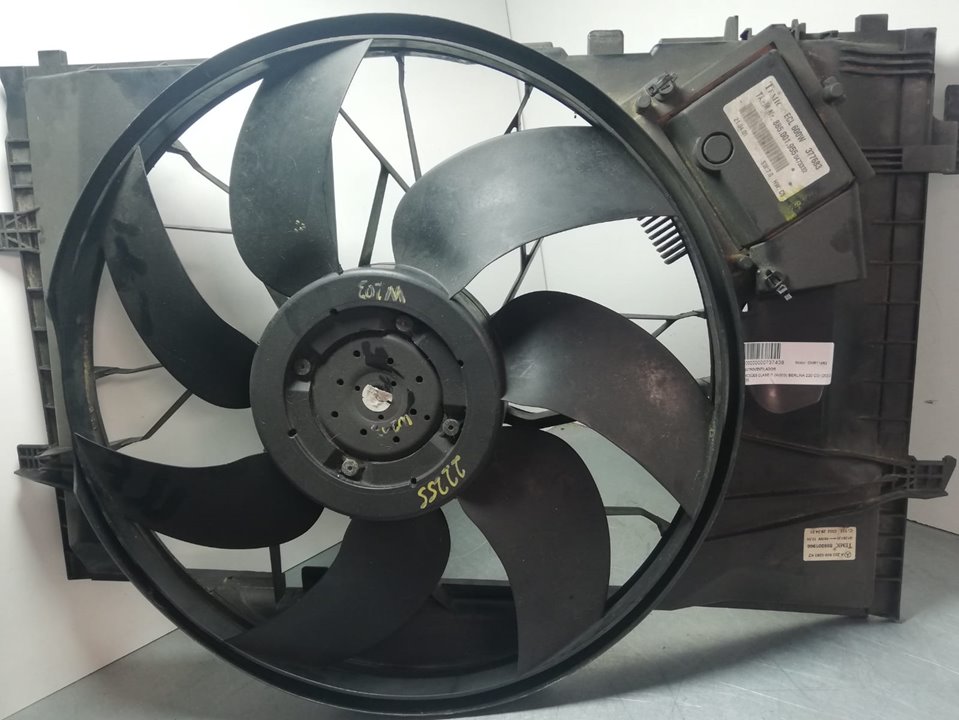 Radiator fan MERCEDESBENZ CCLASS (W203) C 220 CDI (203.006, 203.008