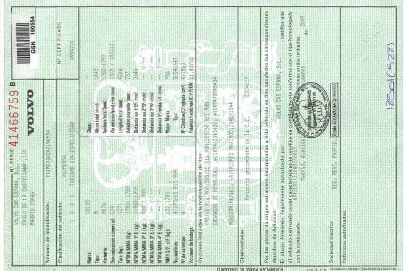 Fuel pump VOLVO C30 (533) 1.6 D BParts