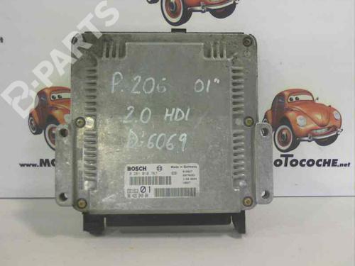 Used Engine control unit (ECU) PEUGEOT 206 Hatchback (2A/C) 2.0 HDI 90 (90 hp) 145208