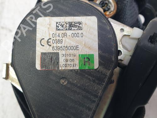 Front right seatbelt RENAULT CLIO V (B7_) 1.0 LPG (B7MT) | BP32498862I25