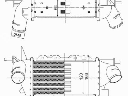 Intercooler OPEL VECTRA B (J96) 2.0 DTI 16V (F19) | BP330951M30 
