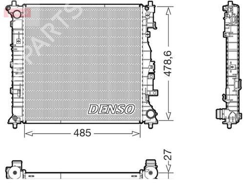 Water radiator HYUNDAI TUCSON (NX4E, NX4A)  | BP29244874M31 