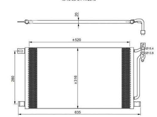 AC radiator BMW X3 (E83) xDrive 30 d | BP4678884M32