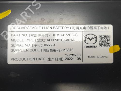 Battery MAZDA 3 Saloon (BP_)  | BP30321894E11 