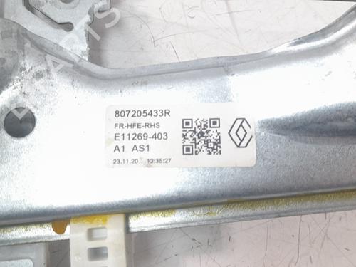 Front right window mechanism RENAULT KADJAR (HA_, HL_) 1.5 BLUE dCi 115 (HLA6) | BP30173578C23