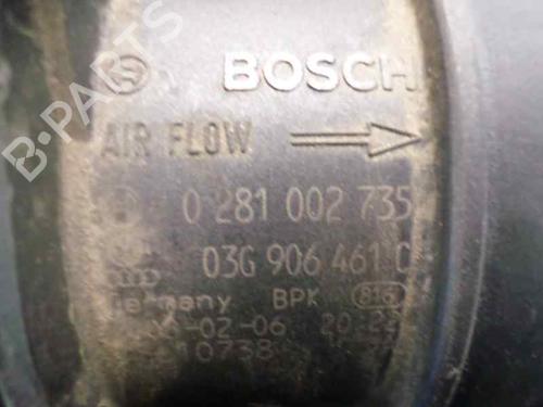 Mass air flow sensor AUDI A4 B8 (8K2)  | BP1606866M95 