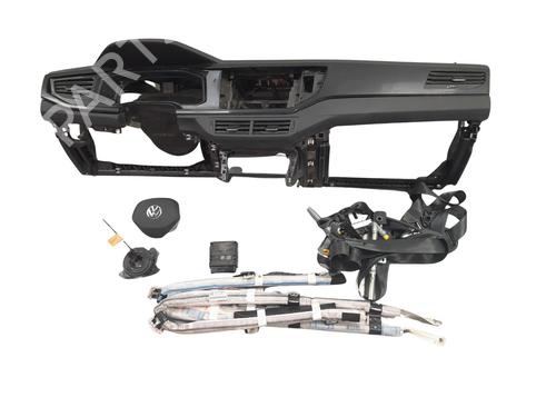 Kollisonspute sett VW POLO VI (AW1, BZ1, AE1) 1.0 TSI (95 hp) 22554796
