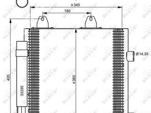 AC radiator CITROËN C1 (PM_, PN_)  | BP5222259M32 