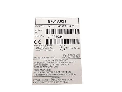 Radio MITSUBISHI MIRAGE / SPACE STAR VI Hatchback (A0_A) 1.2 (A03A) | BP7707582E6 