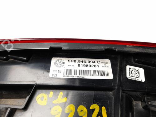 Right tailgate light VW GOLF VIII (CD1, DA1) 1.0 TSI | BP38440337C80 - Image 7