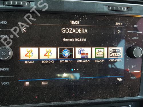 Radio VW GOLF VII (5G1, BQ1, BE1, BE2)  | BP10043312E6 
