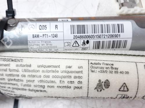Right curtain airbag MERCEDES-BENZ C-CLASS (W204) C 220 CDI (204.008) | BP15991403C12 