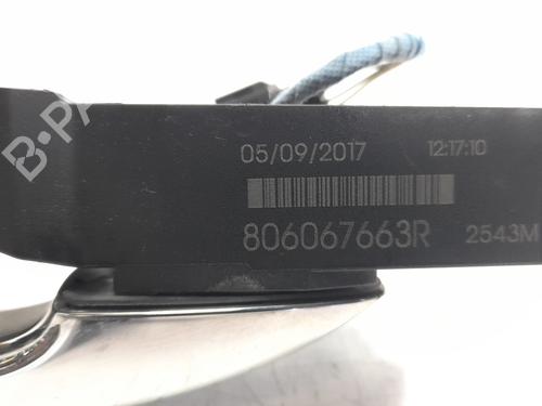 Klamka zewnętrzna drzwi przednich prawych RENAULT MEGANE IV Hatchback (B9A/M/N_) 1.2 TCe 100 (B9MS) | BP16883160C129 