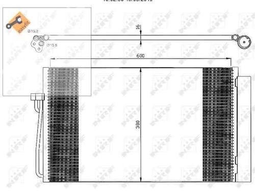 AC radiator BMW 5 (E60) 530 d | BP3192911M32 