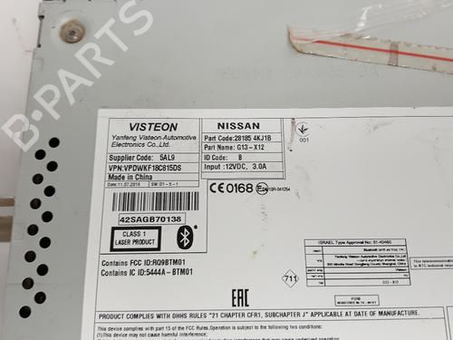 Radio NISSAN NAVARA NP300 Pickup (D23, D23T)  | BP8371367E6 