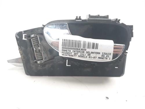 Used Front left interior door handle PEUGEOT 307 (3A/C) [2000-2012]  4940691