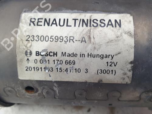 Starter RENAULT CLIO V (B7_) 1.0 LPG (B7MT) | BP29208331M8 - Image 2