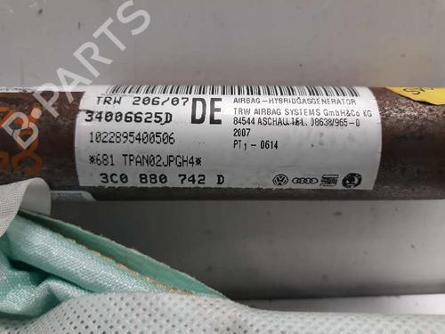 Right curtain airbag VW PASSAT B6 (3C2) 1.9 TDI | BP2228086C12 