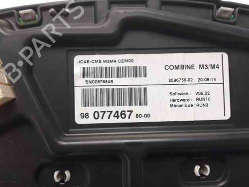 Instrument cluster CITROËN C-ELYSEE (DD_)  | BP5836442C47 